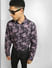 Purple Floral Print Full Sleeves Shirt_397137+1