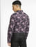 Purple Floral Print Full Sleeves Shirt_397137+4