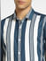 Blue Striped Full Sleeves Shirt_397138+5