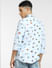 Blue All Over Print Full Sleeves Shirt_397139+4