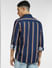 Blue Striped Full Sleeves Shirt_397143+4