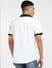 White Cut & Sew Colourblocked Shirt_397144+4