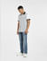White Cut & Sew Colourblocked Shirt_397144+6