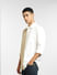 White Colourblocked Full Sleeves Shirt_397257+3