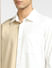 White Colourblocked Full Sleeves Shirt_397257+5