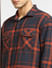 Red Check Full Sleeves Shirt_397258+5