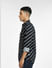 Black Striped Full Sleeves Shirt_397152+3