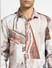 Brown Abstract Print Full Sleeves Shirt_397156+5