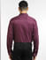 Purple Striped Full Sleeves Shirt_397260+4