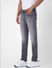 Grey Low Rise Faded Ben Skinny Jeans