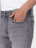 Grey Low Rise Washed Glenn Slim Jeans