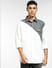 White Cut & Sew Full Sleeves Shirt_397262+2