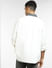 White Cut & Sew Full Sleeves Shirt_397262+4