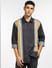 Black Striped Full Sleeves Shirt_397263+2