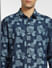 Blue Cube Print Full Sleeves Shirt_397176+5