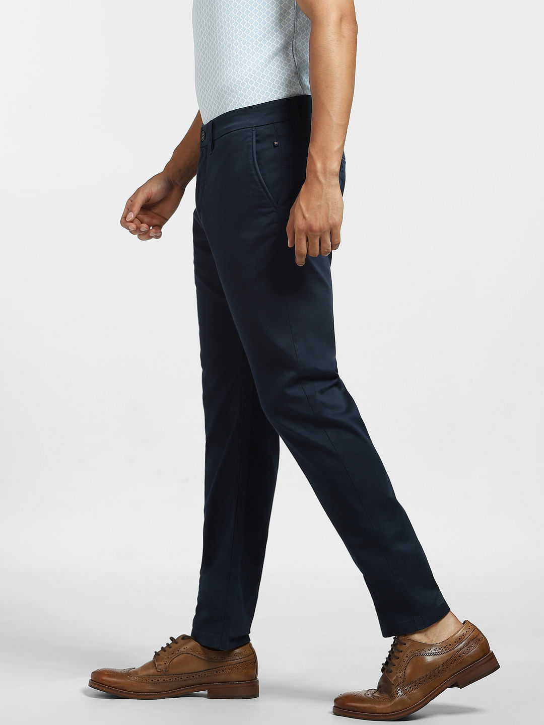 Textured Suit Pants - Dark blue - Kids | H&M US