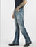 Blue High Rise Washed Bootcut Jeans_397189+3