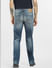 Blue High Rise Washed Bootcut Jeans_397189+4