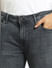 Dark Grey Low Rise Liam Skinny Jeans_397199+5