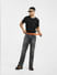 Grey Mid Rise Clark Regular Fit Jeans_397215+1