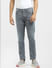 Blue Low Rise Striped Glenn Slim Jeans_397216+2