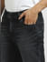 Dark Blue Low Rise Washed Liam Skinny Jeans_397218+5