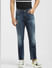 Blue Low Rise Washed Glenn Slim Jeans_397223+2
