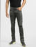 Black Low Rise Washed Liam Skinny Jeans_397228+2