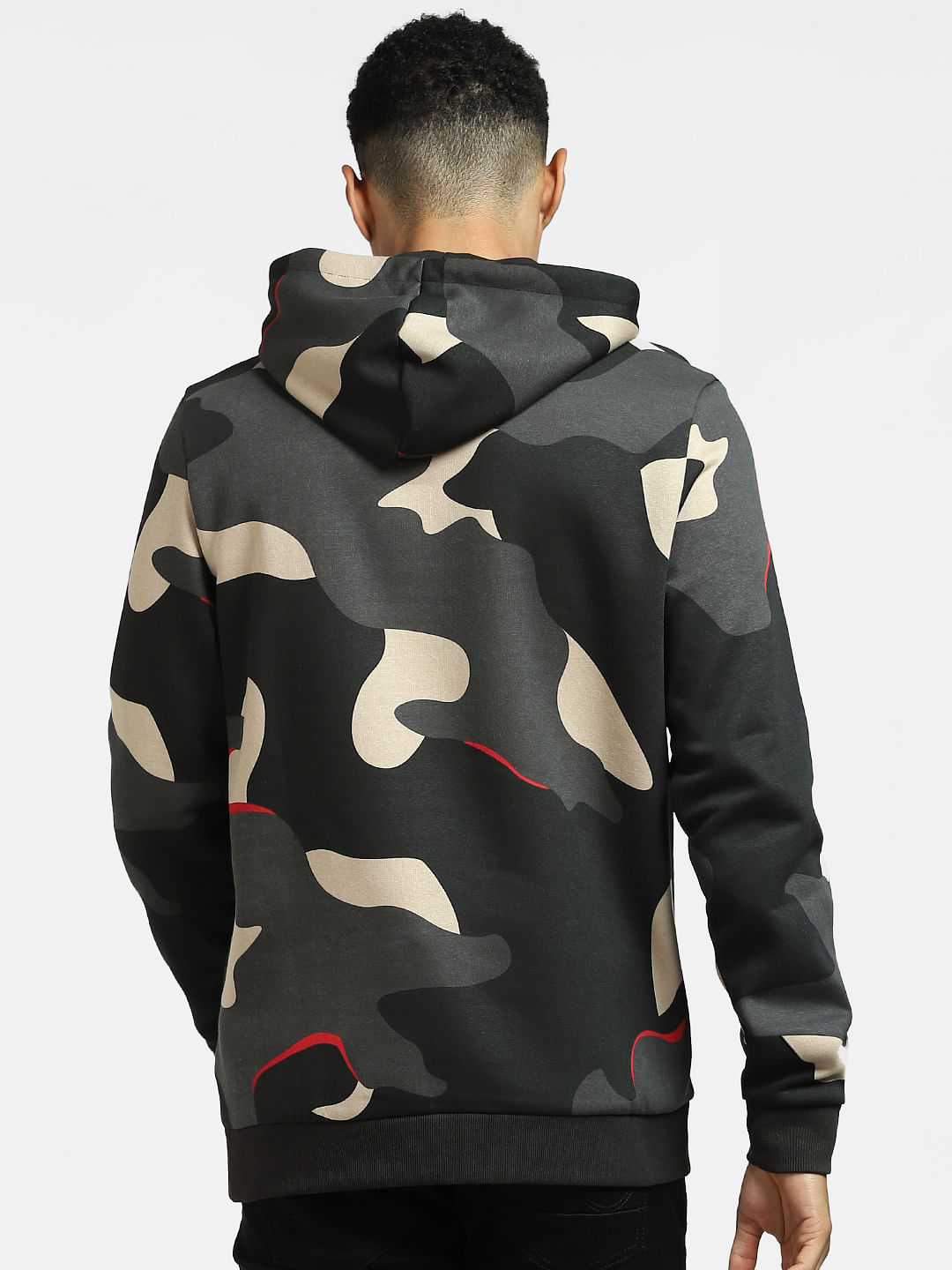 日本特売 Supreme Camo Leather Hooded Jacket sizeM x JUNYA WATANABE