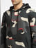 Black Camo Print Hooded Sweatshirt_397239+5