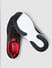 Black Logo Print Knit Sneakers_400753+6