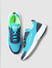 Neon Blue Colourblocked Sneakers_400756+2