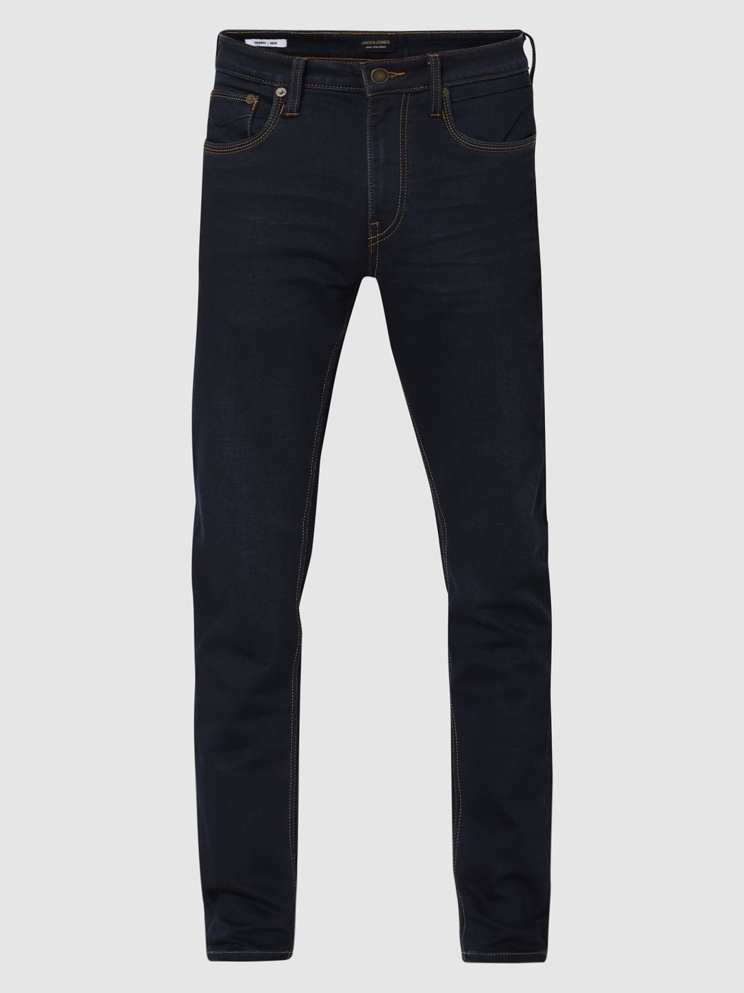 jack and jones indigo knit jeans