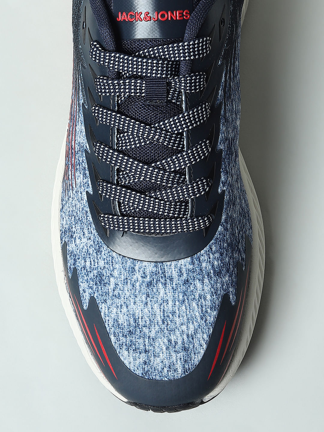 Blue Abstract Printed Sneakers