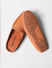 Orange Suede Loafers