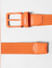 Orange Woven Waist Belt