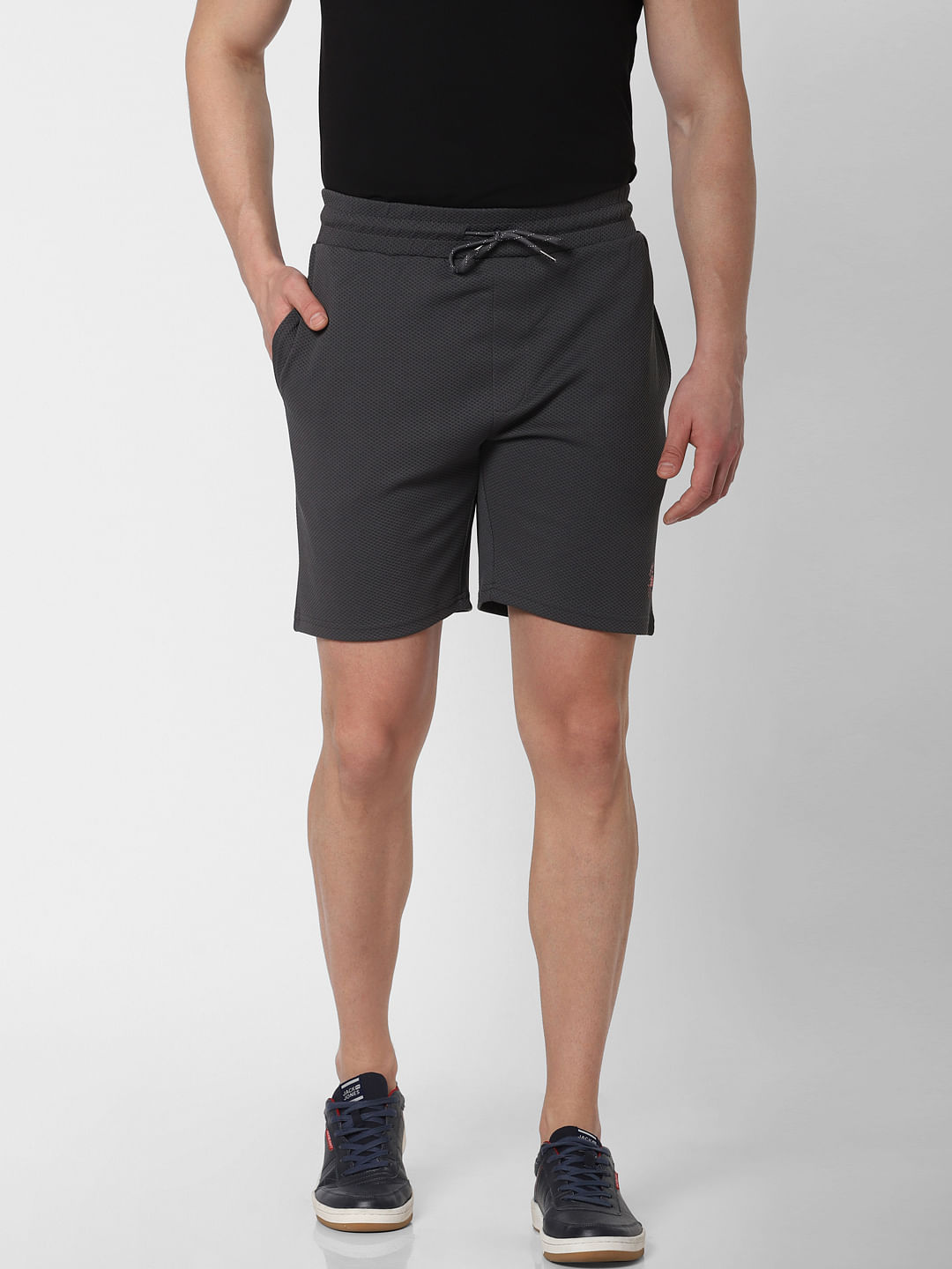 Dark grey sweat online shorts