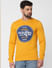 Yellow Logo Print Sweatshirt_55654+2