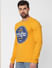 Yellow Logo Print Sweatshirt_55654+3
