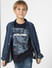 Boys Blue Camo Print Full Sleeves T-shirt_398473+1