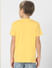 Boys Yellow Logo Print Crew Neck T-shirt_398476+4