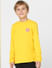 Boys Yellow Crew Neck T-shirt_398497+2