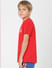 Boys Red Crew Neck T-shirt_398501+3
