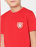 Boys Red Crew Neck T-shirt_398501+5