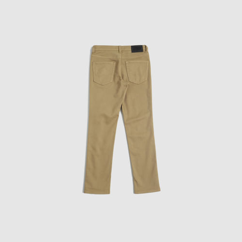 Boys Tan Low Rise Glenn Slim Fit Pants