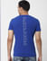 X PAC-MAN Blue Graphic Print Crew Neck T-shirt_383724+4