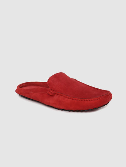 Red Slip On Loafers