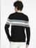 Black Striped Pullover_399304+4