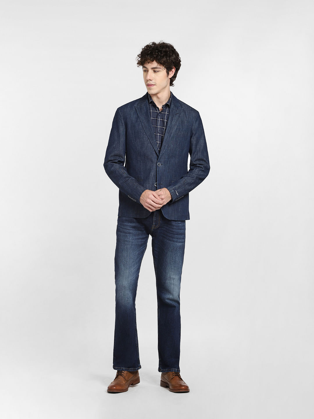 YMI | Jackets & Coats | Half Cut Denim Jacket Size Med Ymi Brand | Poshmark