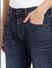 Dark Blue Low Rise Bootcut Jeans_399318+5